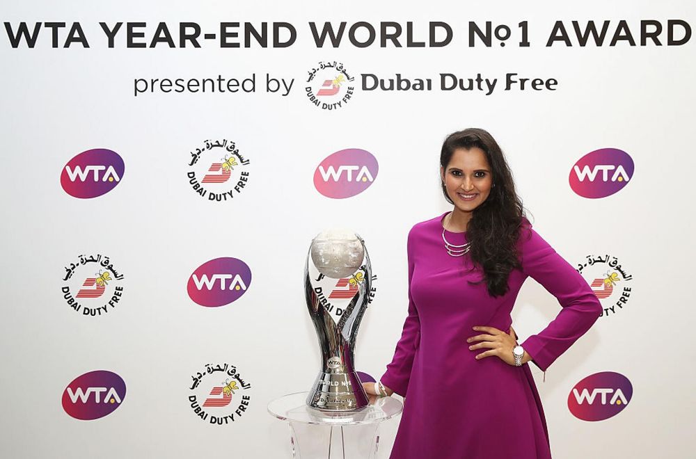 Mirza rose to Doubles World No.1 for the first time on April 13, 2015, and she held the top ranking for a total of 91 weeks. She was the year-end doubles World No.1 for both 2015 and 2016.