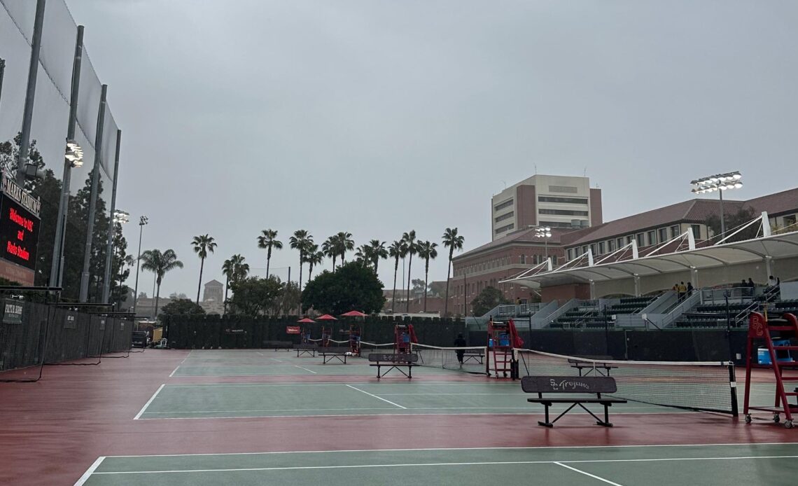 Rain Again Forces Postponement of Women's Tennis Match