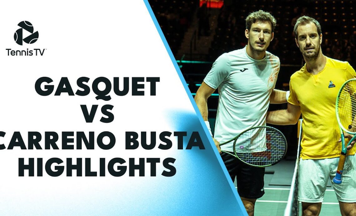 Richard Gasquet vs Pablo Carreno Busta Match Highlights | Rotterdam Open 2023