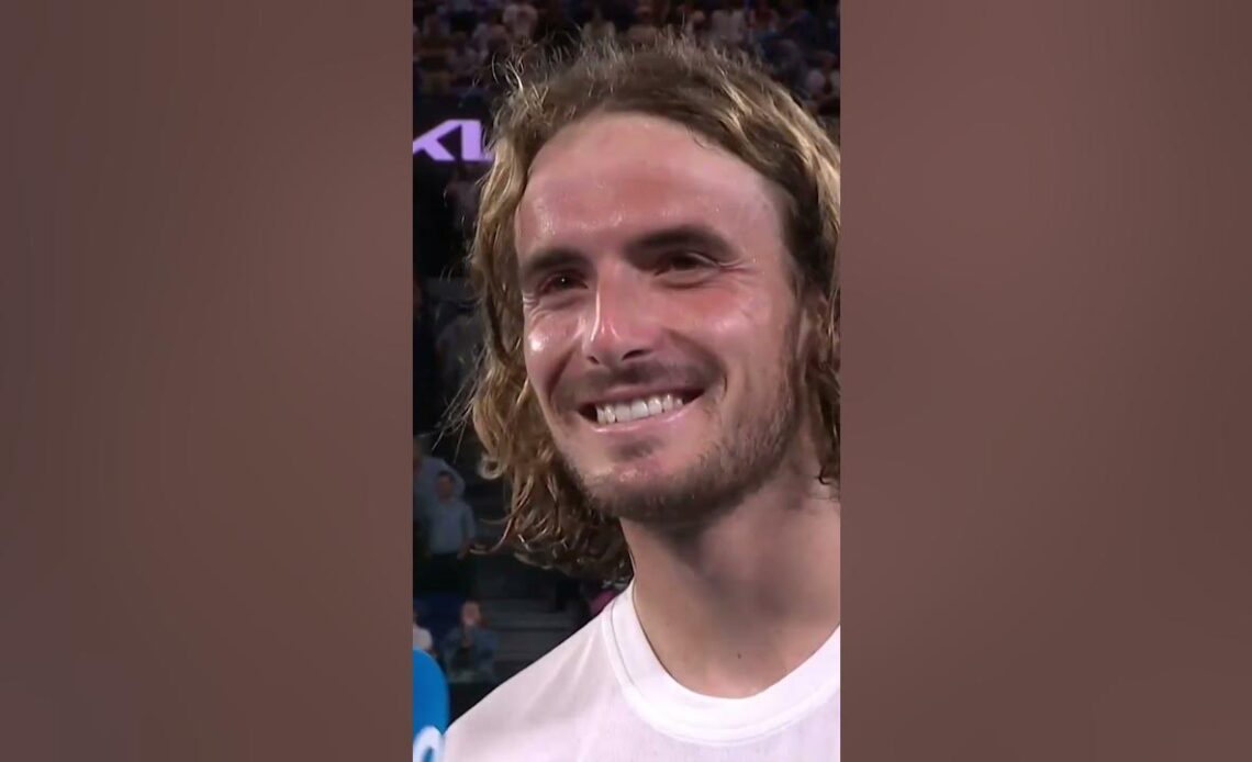 Stefanos Tsitsipas invites Margot Robbie to watch him play!