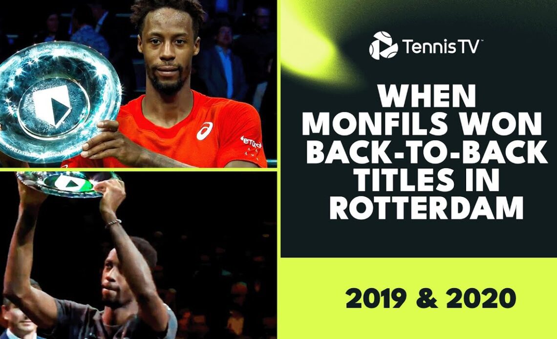 When Monfils Won Back-To-Back Titles In Rotterdam!