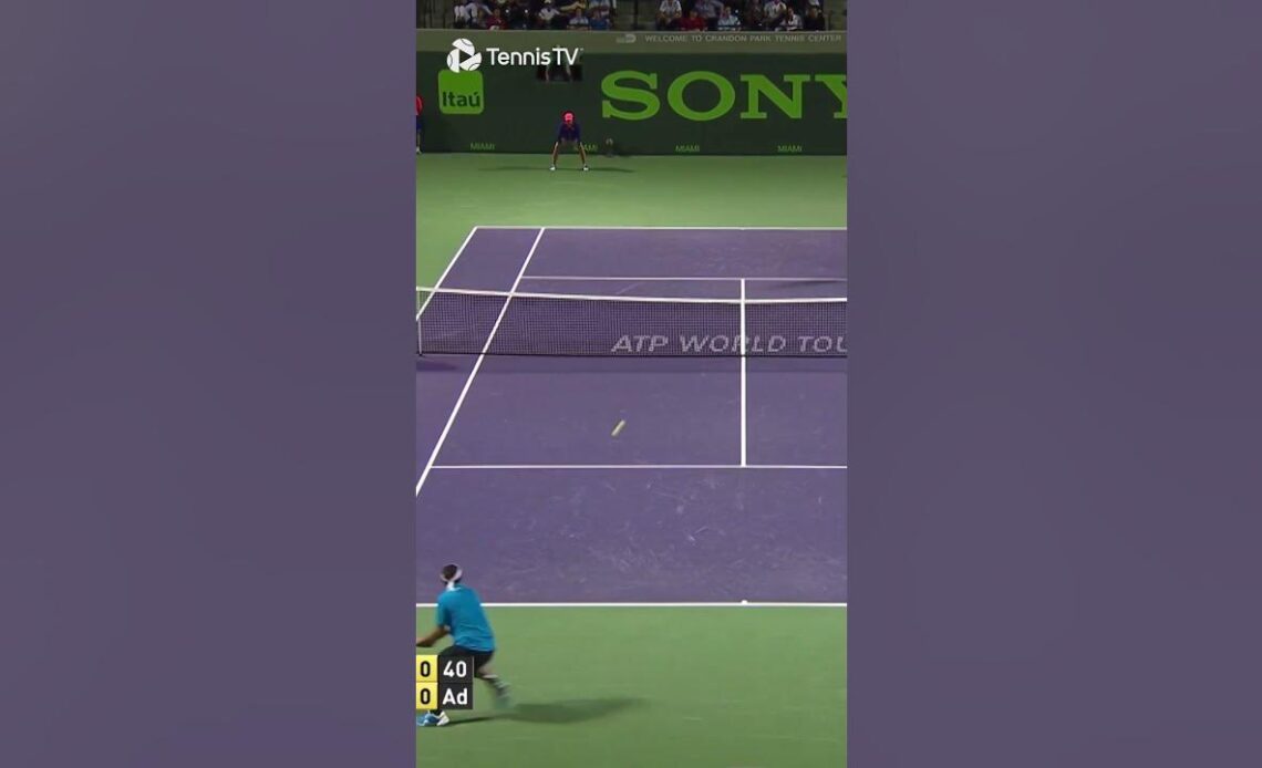 The LUCKIEST Tennis Shot Ever?! 🍀