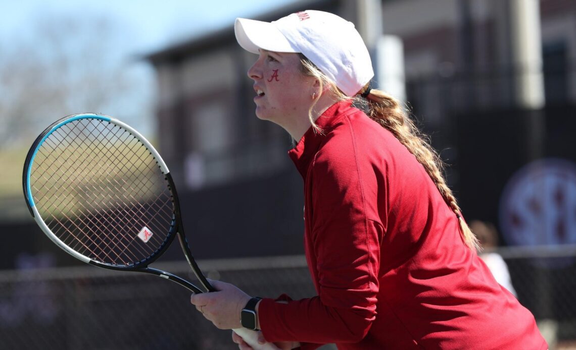Alabama Women’s Tennis Drops Road Match against No. 12 Tennessee