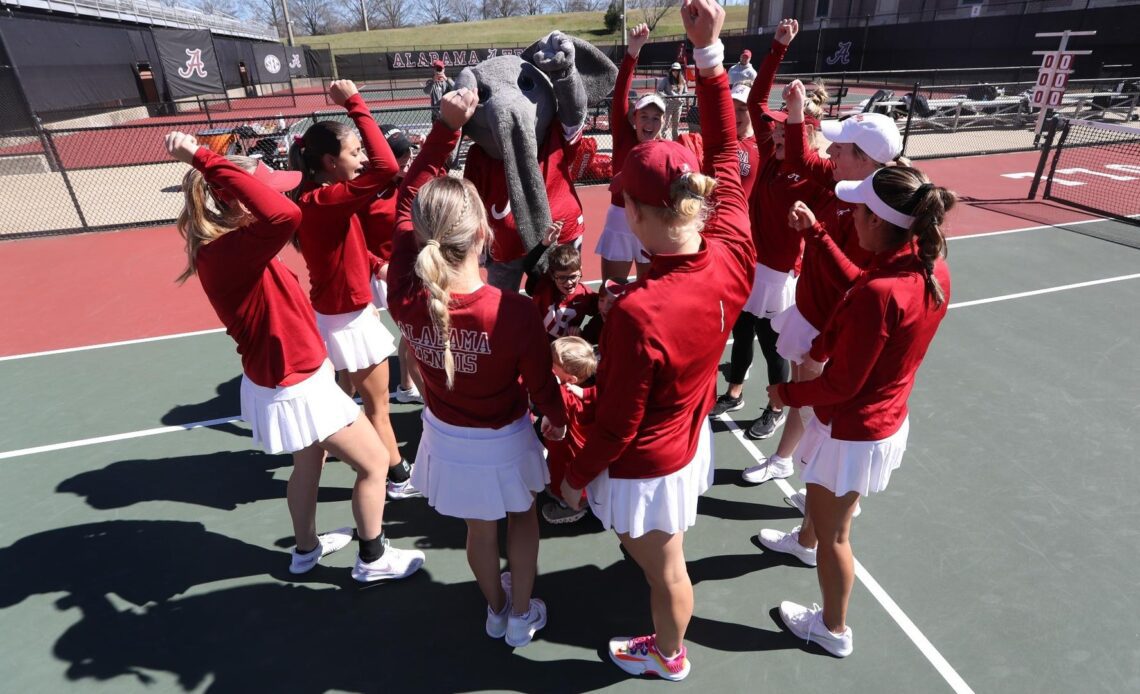 Alabama Women’s Tennis Hosts Mississippi State, Ole Miss In Weekend Matches