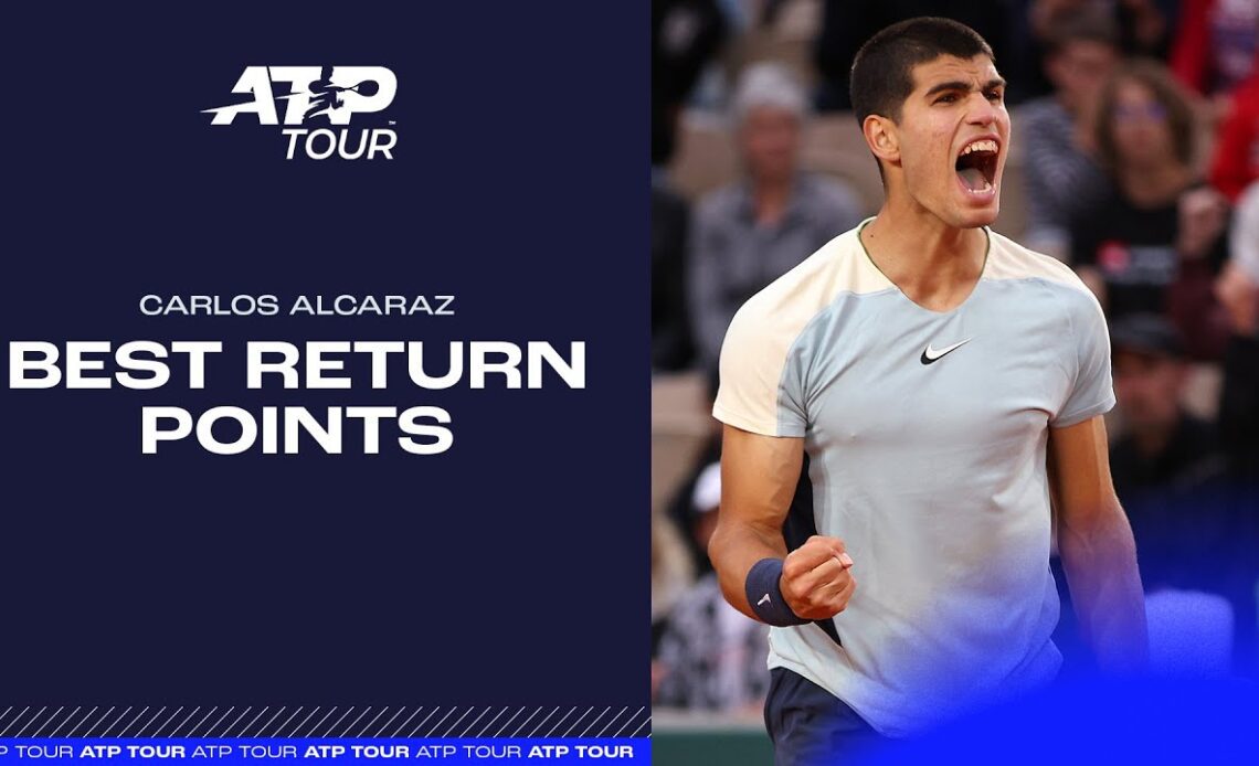 Alcaraz BEST Return Points 😤