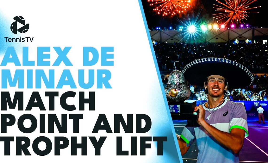Alex De Minaur's Match Point And Trophy Lift | Acapulco 2023