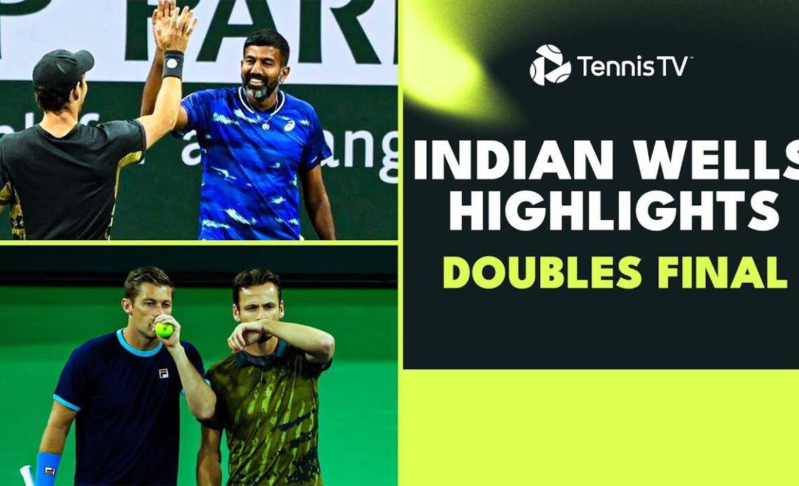 Bopanna & Ebden vs Koolhof & Skupski | Indian Wells 2023 Doubles Final Highlights