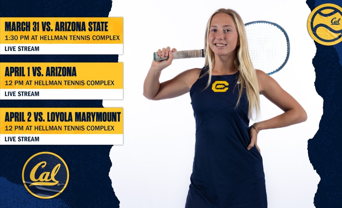 Cal Hosts Trio Over 3 Days At Hellman
