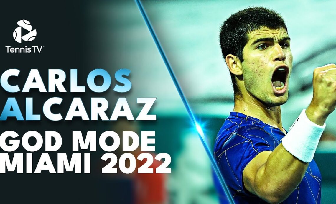 Carlos Alcaraz GOD MODE in Miami! 🤩 | Miami 2022 Champion Highlights