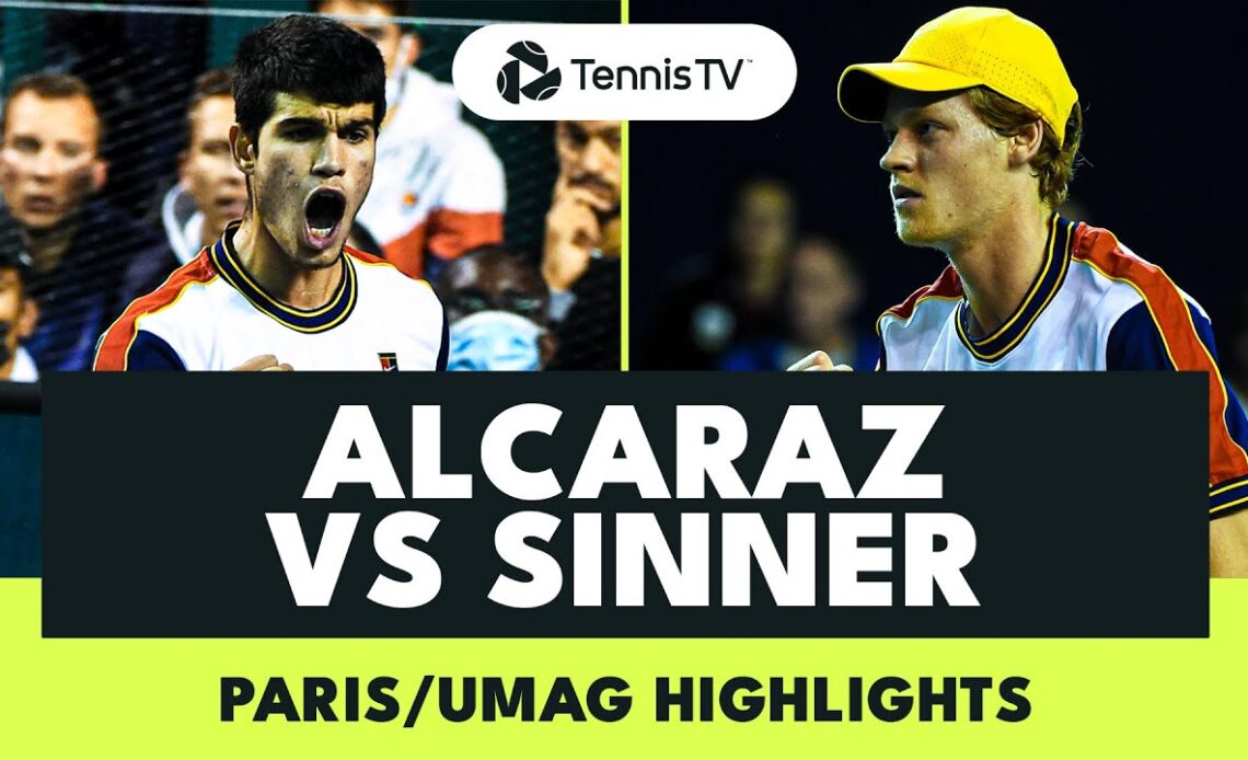 Carlos Alcaraz vs Jannik Sinner: Highlights From First Two ATP Tour Meetings
