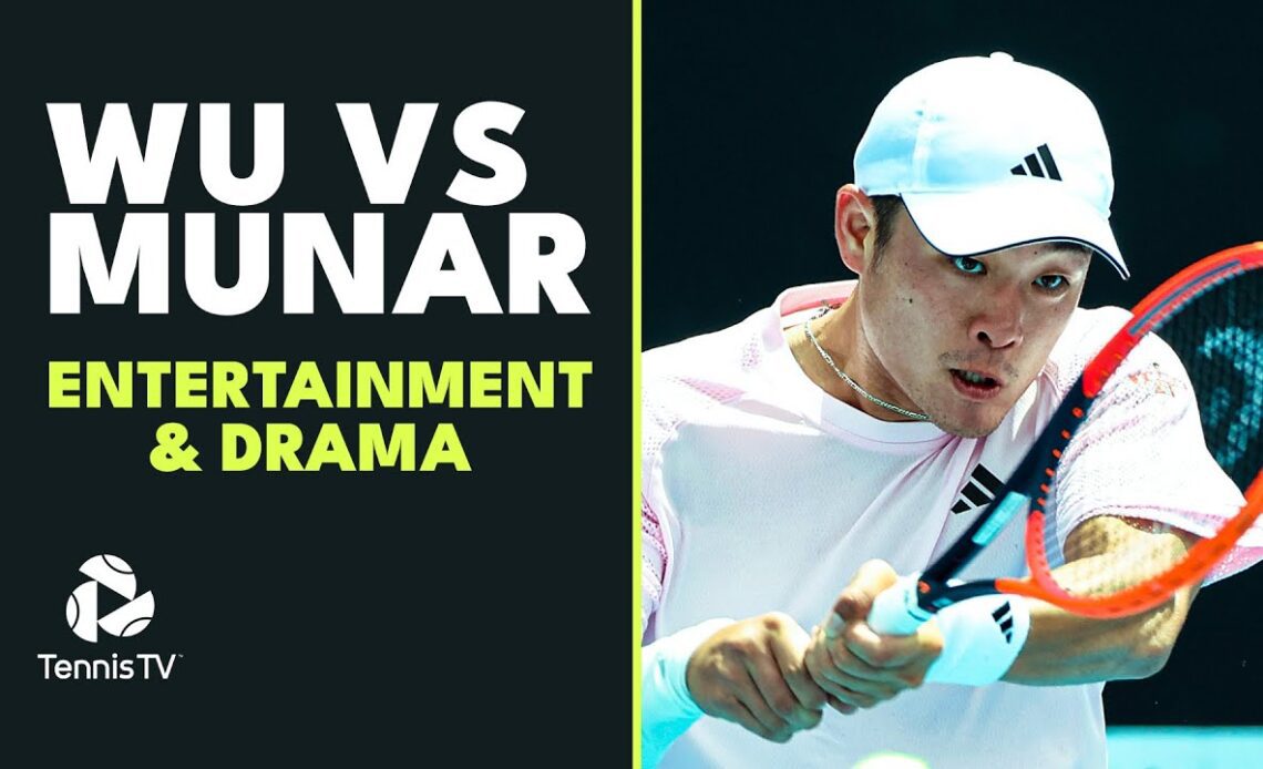 DRAMA & ENTERTAINMENT In Wu vs Munar Encounter | Indian Wells 2023