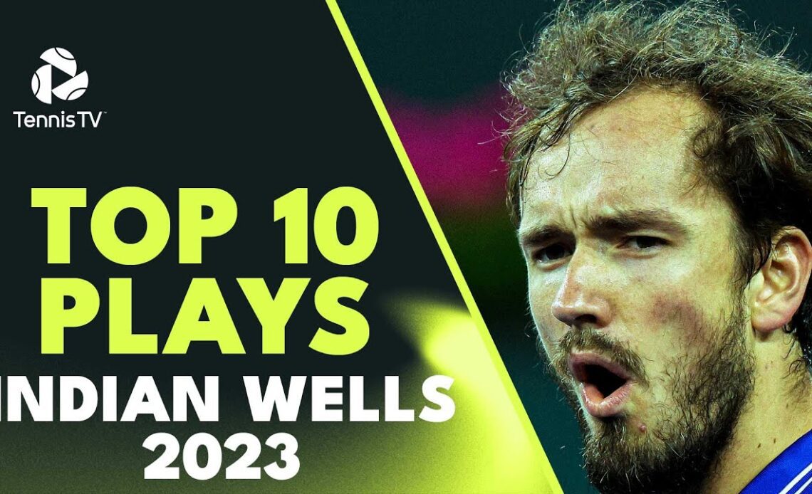 Daniil Medvedev Magic & Carlos Alcaraz Brilliance ✨ | Top 10 Plays From Indian Wells 2023!