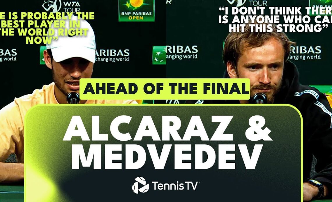 Daniil Medvedev and Carlos Alcaraz Discuss their Indian Wells Final Meeting!