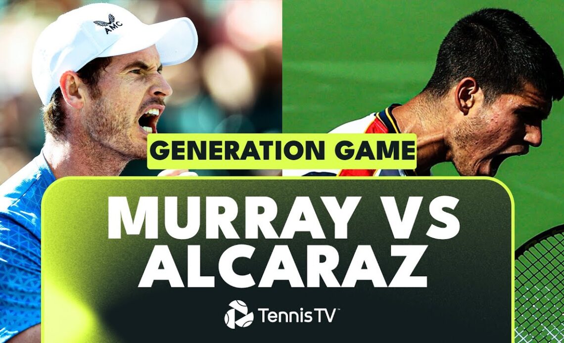 GENERATION GAME: Carlos Alcaraz vs Andy Murray | Round 2 Indian Wells 2021 Highlights