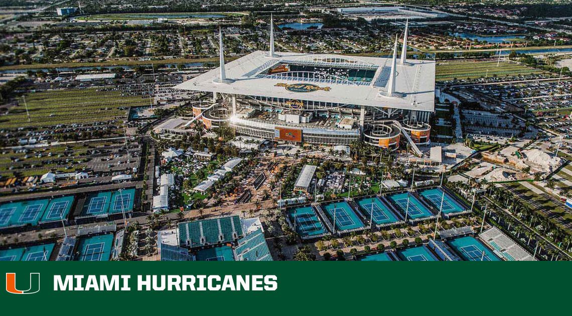 Miami Men’s Tennis to Play Clemson at Hard Rock Stadium – University of Miami Athletics