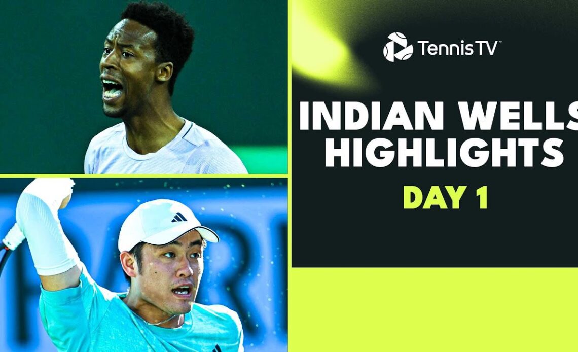 Monfils Returns To Tour; Wu Yibing & Bublik Feature | Indian Wells 2023 Day 1 Highlights