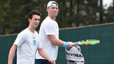 No. 10 Men's Tennis Visits Two Ranked Road ACC Foes This Weekend