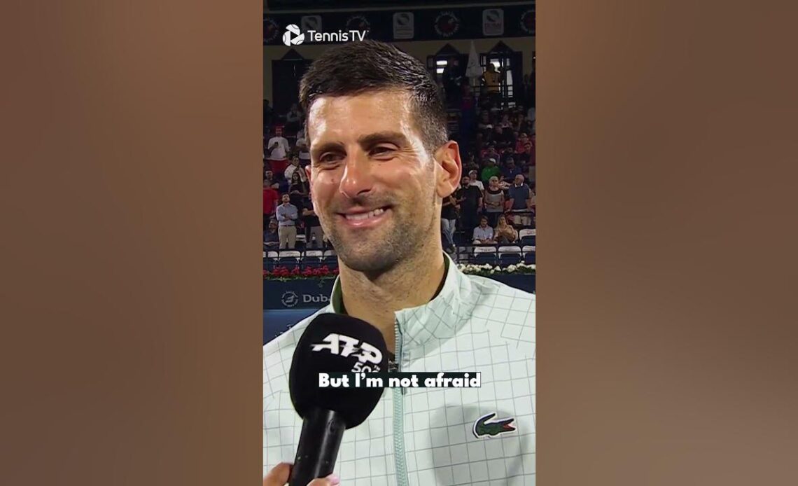 Novak Djokovic Isn't Afraid of the New Generations 🔥🔥