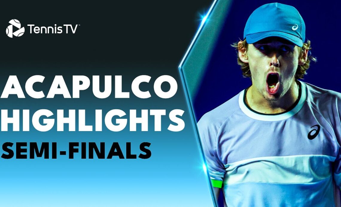 Paul & Fritz Reunite; Rune Battles De Minaur | Acapulco 2023 Semi-Final Highlights