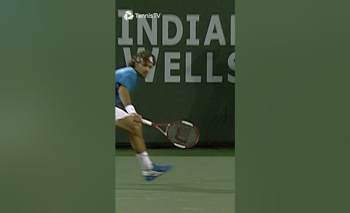 Roger Federer MAGIC At Indian Wells 🤩