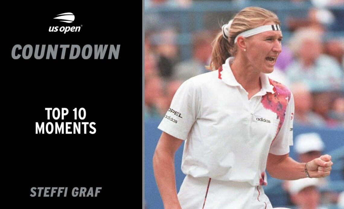 Steffi Graf | Top 10 Greatest Moments | US Open