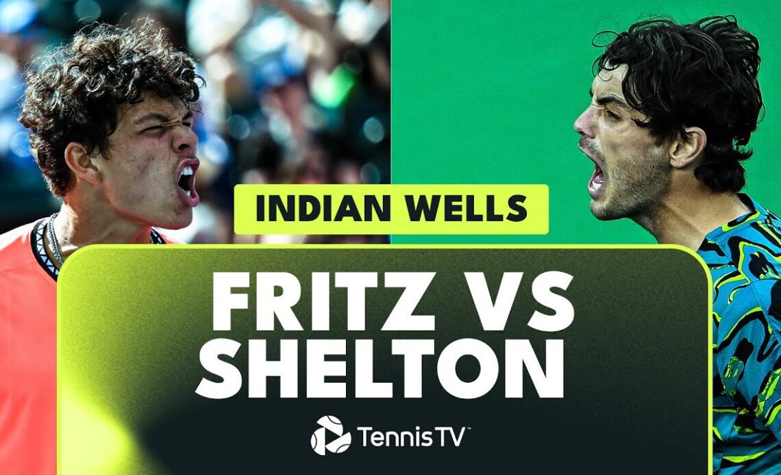THRILLING Taylor Fritz vs Ben Shelton Highlights | Indian Wells 2023