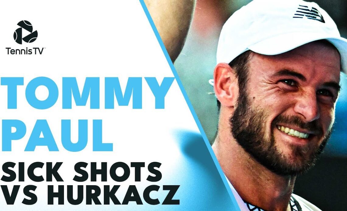 Tommy Paul SICK Shotmaking vs Hurkacz | Indian Wells 2023 Highlights