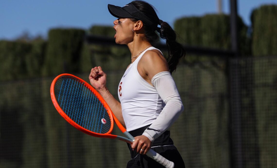 USC Women’s Tennis Downs Ivy League Opponents Dartmouth, Princeton