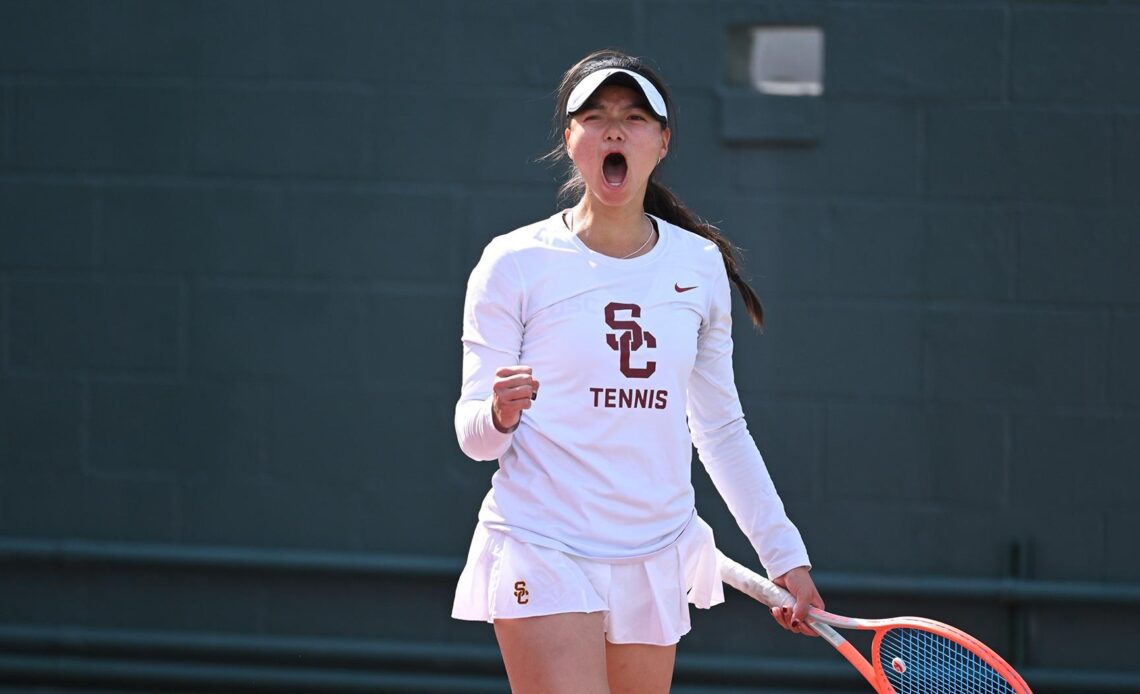 USC Women’s Tennis Overcomes Three-Point Deficit To Beat Cal 4-3