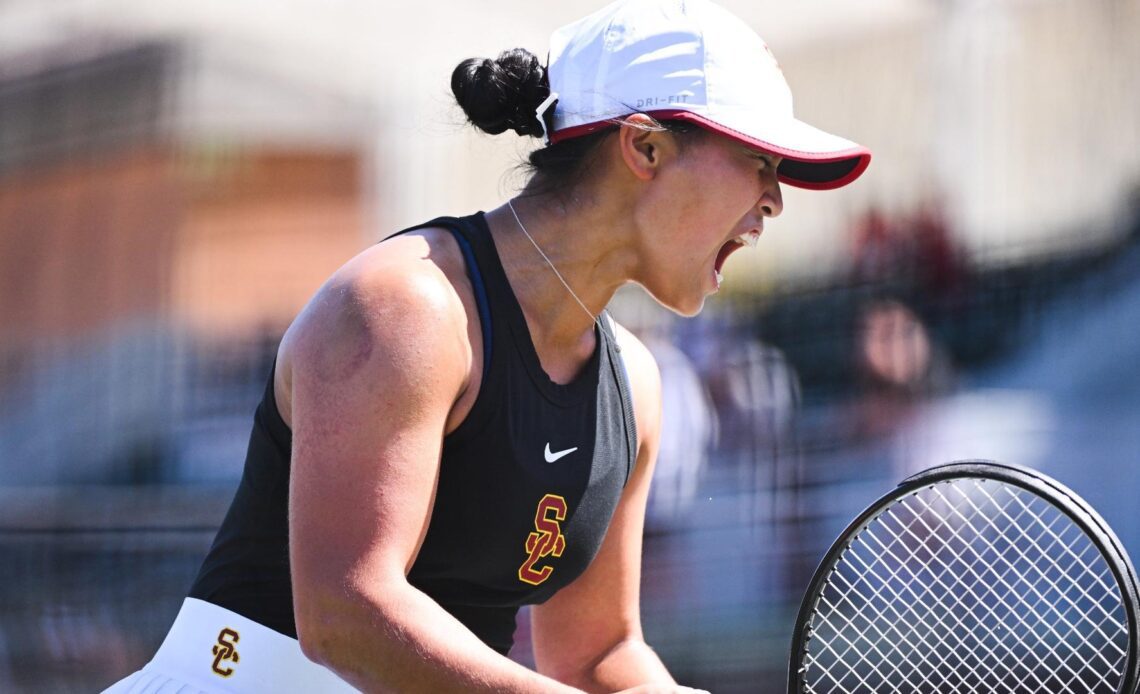 USC Women's Tennis Sweeps Utah 4-0