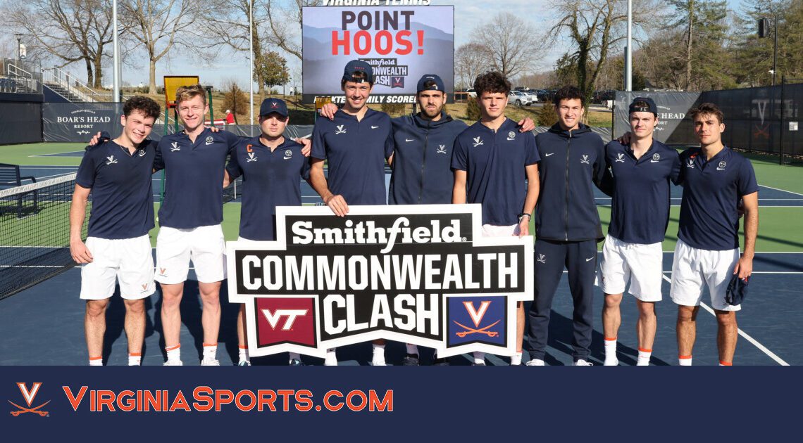 Virginia Men's Tennis | No. 8 Virginia Sweeps Smithfield Commonwealth Clash Match