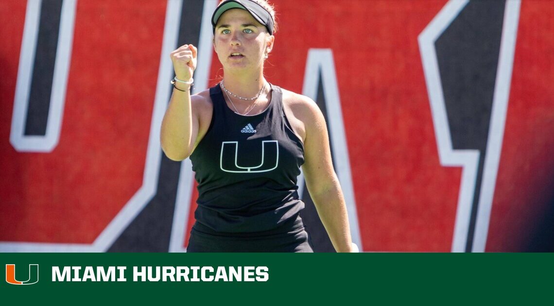 W. Tennis Earns 5-2 Victory at No. 40 Florida State – University of Miami Athletics