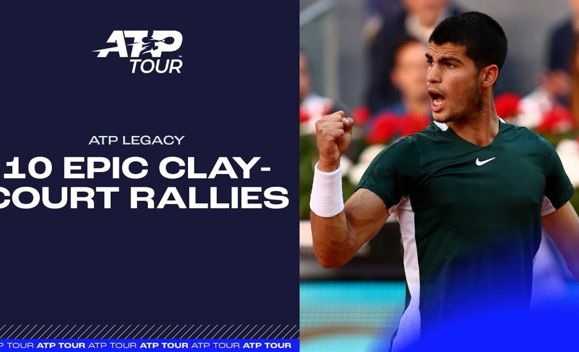 ATP Legacy: 10 MOST EPIC SLIDING RALLIES ON CLAY