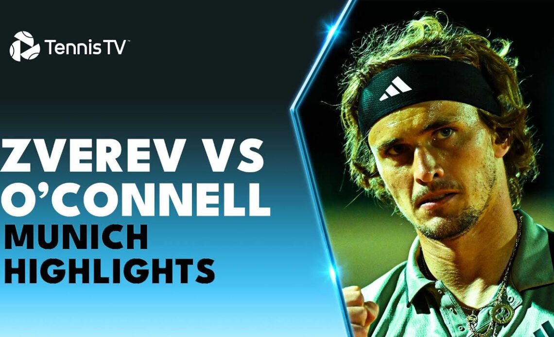 Alexander Zverev vs Christoper O'Connell Highlights | Munich 2023