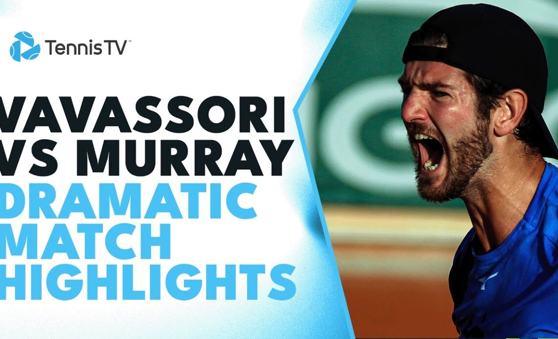 Andy Murray vs Andrea Vavassori Dramatic Match Highlights | Madrid 2023