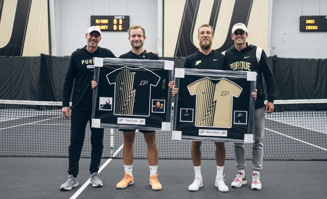 Boilers Celebrate Seniors against Michigan