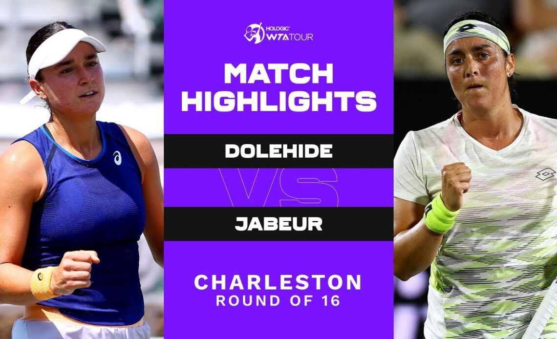 Caroline Dolehide vs. Ons Jabeur | 2023 Charleston Round of 16 | WTA Match Highlights