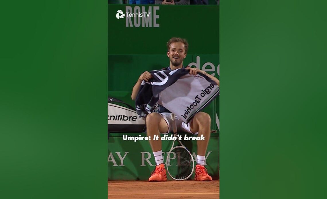 Daniil Medvedev Being His ICONIC Self! 😂