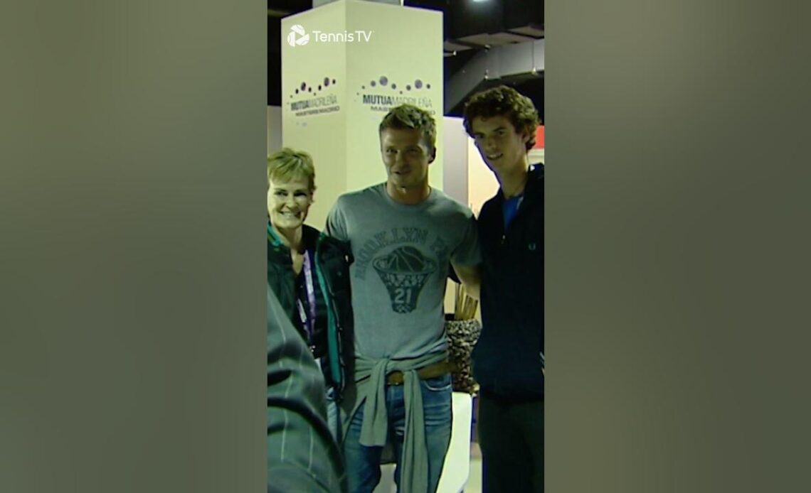 David Beckham MEETS Andy Murray In Madrid 🤩