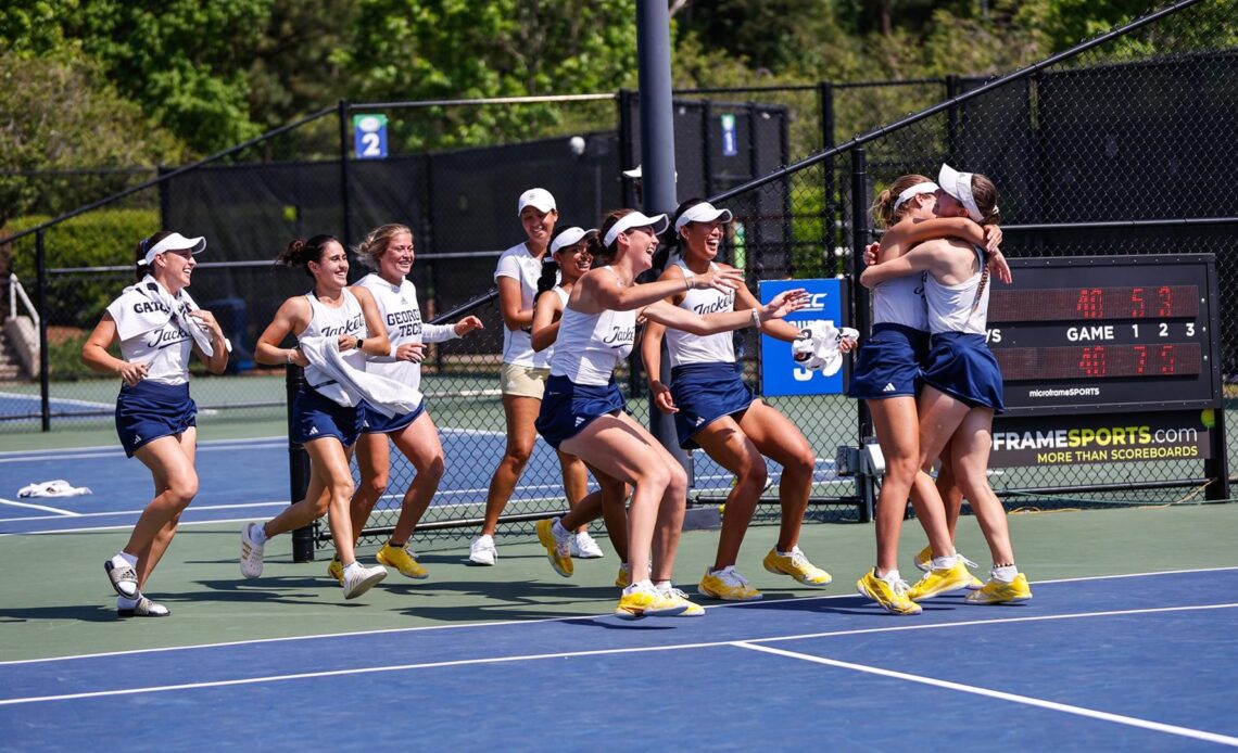 Four Teams Advance to ACC Women's Tennis Semifinals