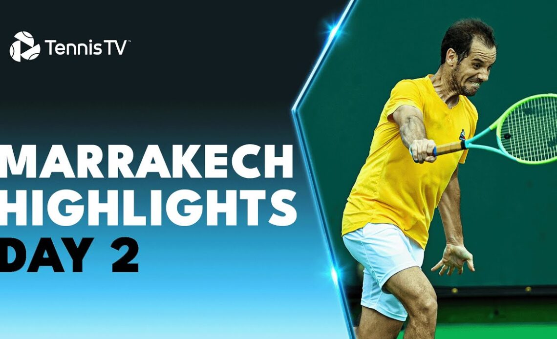 Gasquet Faces Muller; Cressy Takes On Carballes Baena & More | Marrakech 2023 Day 2 Highlights