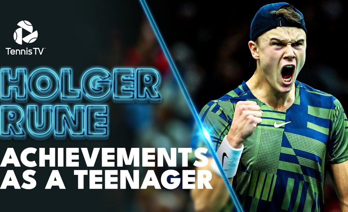 Holger Rune's Impressive Achievements As A Teenager!