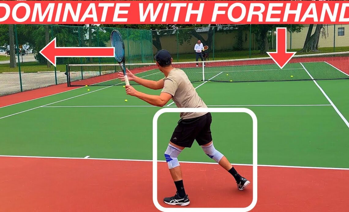 How to to Improve Forehands From the Backhand Side | 4.5 NTRP Tennis Lesson