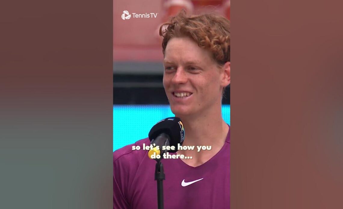 Jannik Sinner Jokes With Medvedev About The Clay Season 🤣