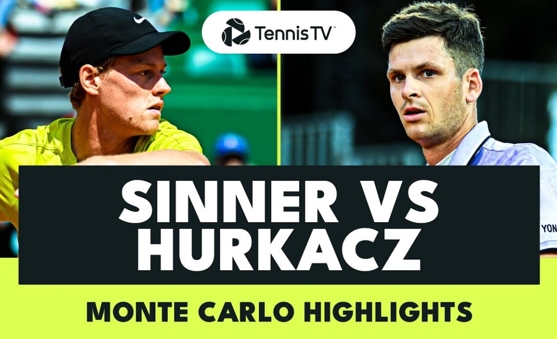 Jannik Sinner vs Hubert Hurkacz Highlights | Monte Carlo 2023