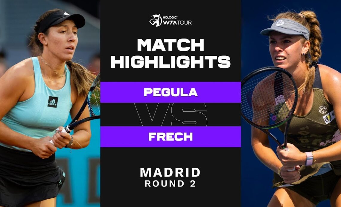 Jessica Pegula vs. Magdalena Frech | 2023 Madrid Round 2 | WTA Match Highlights