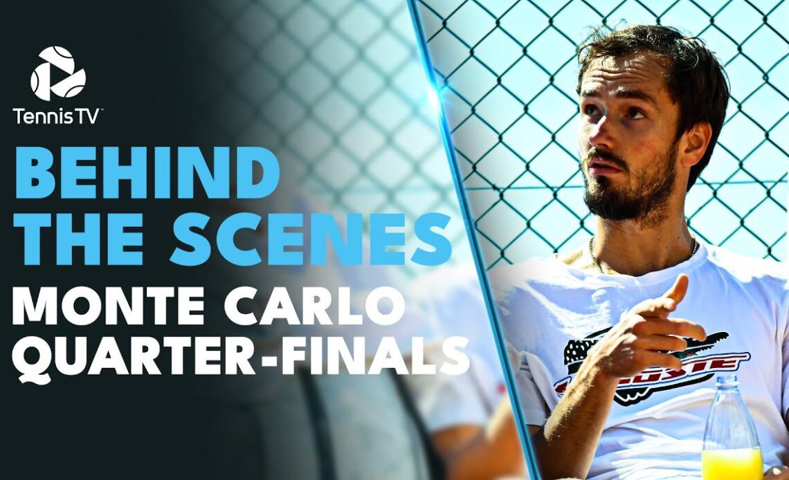 Medvedev's Pre-Match Routine; Sinner's Practice & More | Behind The Scenes At Monte Carlo