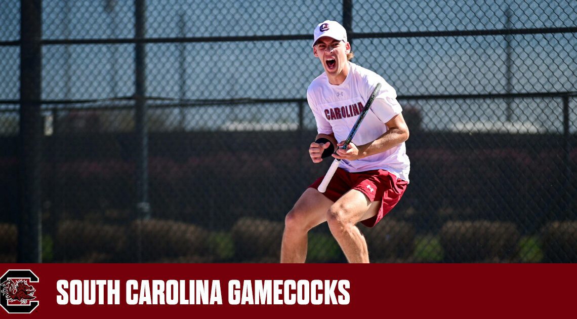 Men’s Tennis Earns First Ever Win at Texas A&M – University of South Carolina Athletics
