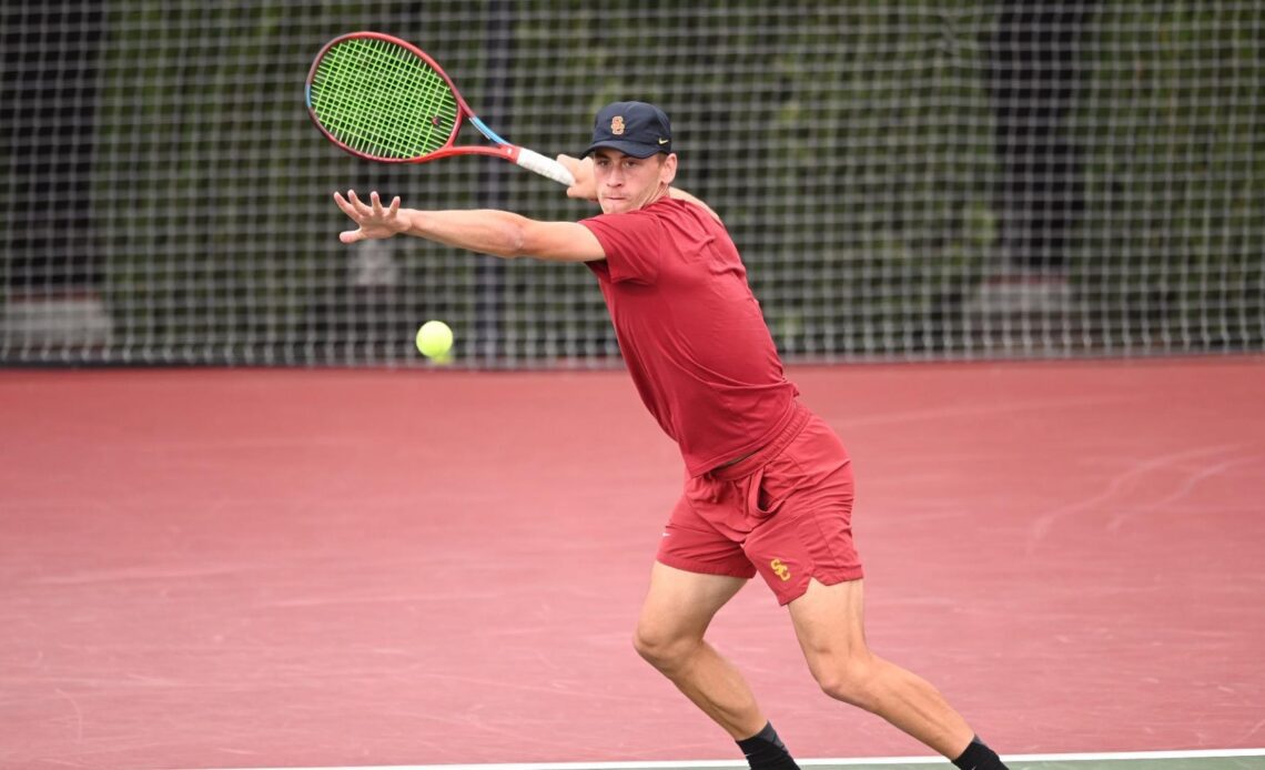 No. 10 USC Men’s Tennis Tops Washington 4-1