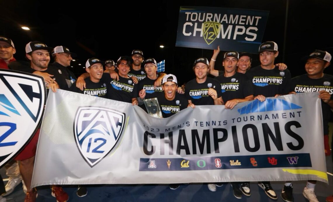 No. 11 USC Men's Tennis Captures Fourth Straight Pac-12 Championship Title
